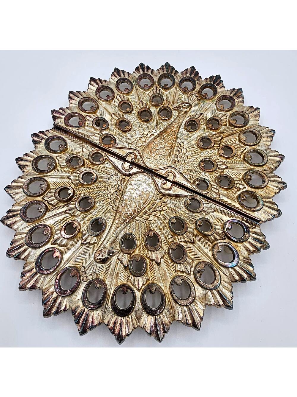 Godinger Silver Peacock Trivet